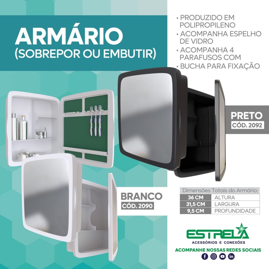 Armário, Lixeira e Cantoneira: Conheça os Itens Essenciais da Estrela para Banheiros