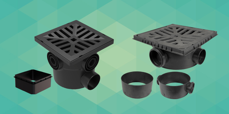 Caixas de passagem pluvial da Linha ECO da Estrela Acessórios — modelos Plena e Master para captação de águas pluviais com escoamento eficiente e sustentabilidade.