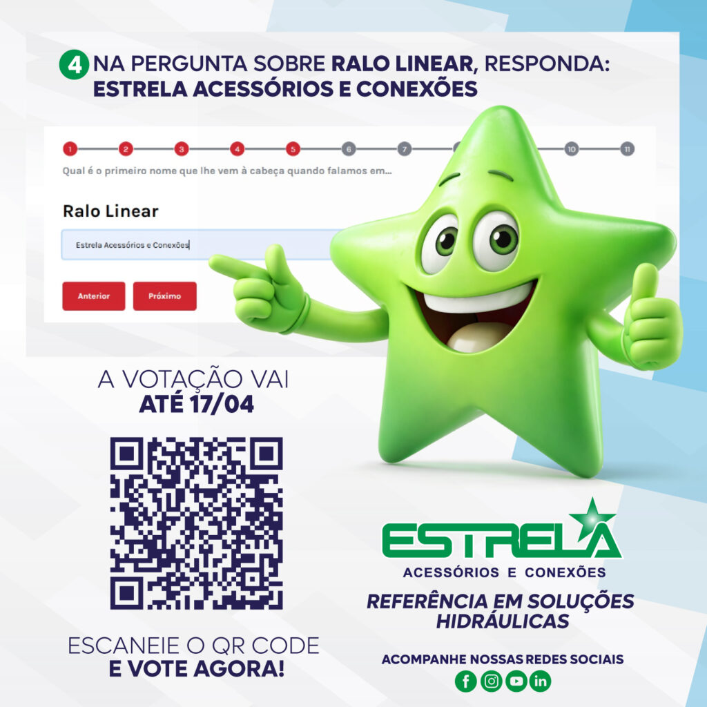Passo 4: Na pergunta sobre Ralo Linear, responda Estrela Acessórios e Conexões