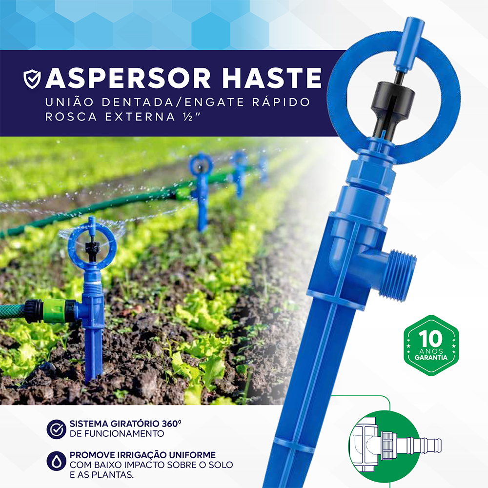 Guia de Aplicação - Aspersor Haste